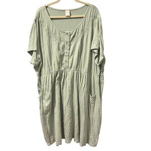 Blair Embroidered Light Green Womens Dress Sz  2XL dress